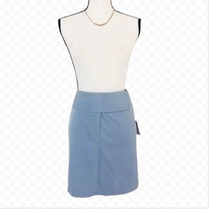 INC Size 8 Light Blue Pencil Skirt New International Concepts Stretch Mini Skirt